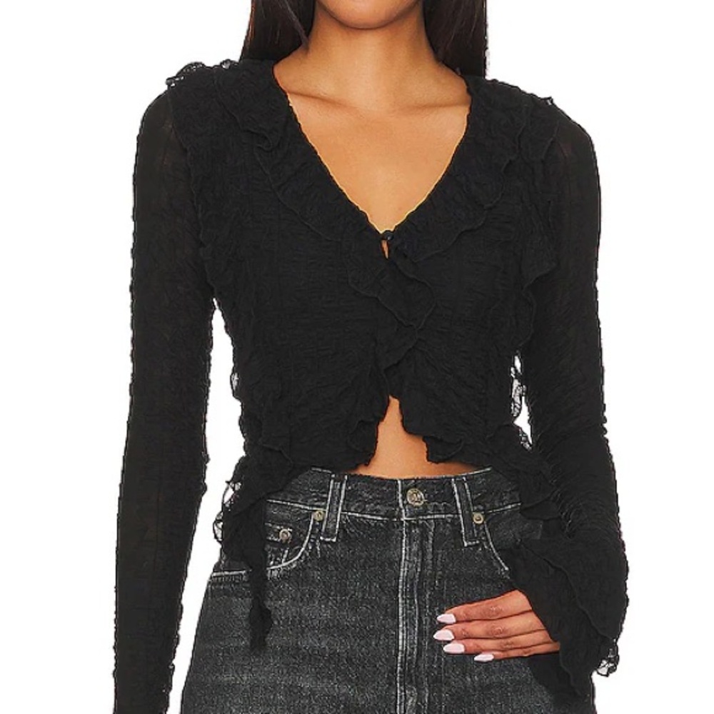 Revolve Lenox Top Black